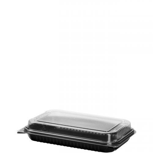 Lunch Box w/ Hinged Lid Black Base