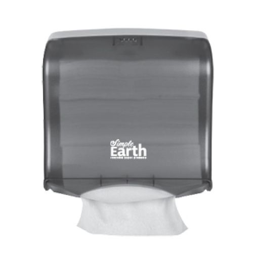 Simple Earth Multifold / C-Fold Towel Dispenser Smoke Pack 1 / EA