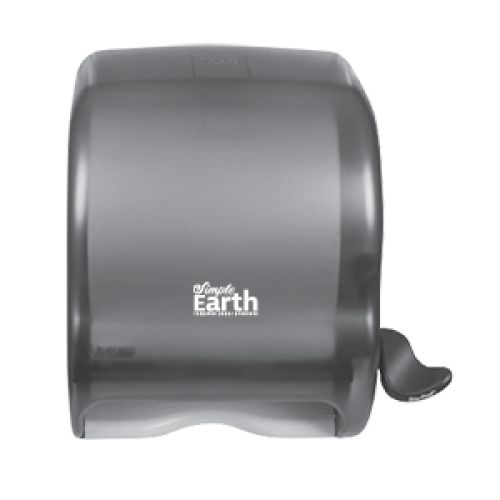 Simple Earth Lever Hardwound Towel Dispenser Smoke Pack 1 / EA