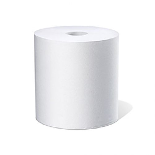 Supreme 1-Ply Paper Towel Roll 8''x600', White (6 Rolls)