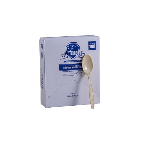 Empress Extra Heavy Weight Teaspoon PS Champagne Boxed Pack 10 / 100 cs