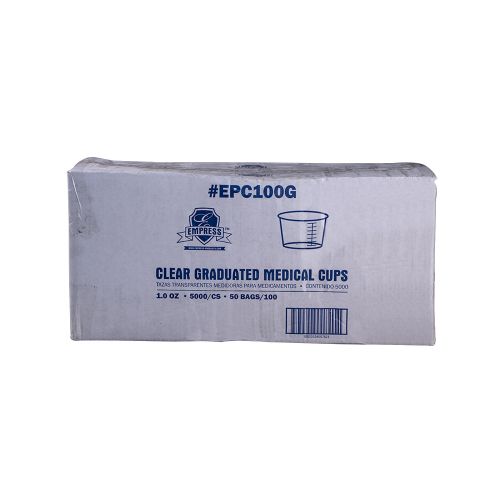 Empress Graduated Medical Cup Clear 1 oz Pack 50 / 100 cs