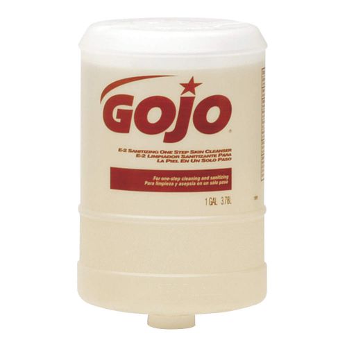 Gojo E2 Sanitizing Lotion Soap Amber 1 Gallon Pack 4 / cs