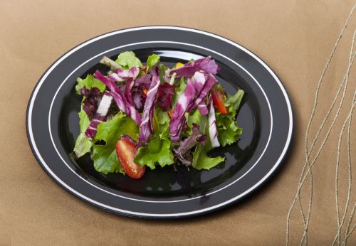 Glimmerware Round Salad Plate
