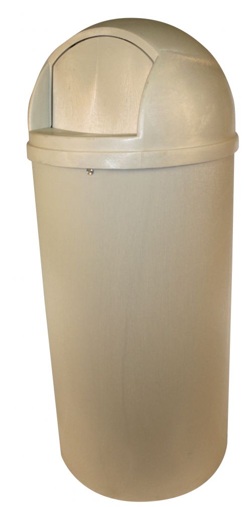 Trash Can And Dome Lid