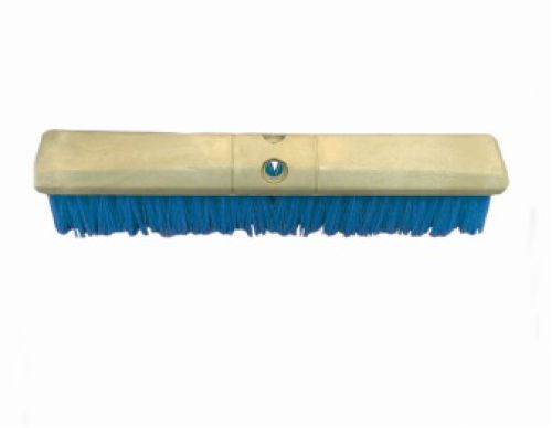 18" TAN BLOCK, BLUE BRISTLE PU