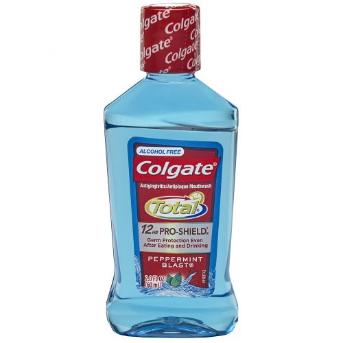 Colgate Total Mouthwash 2 oz Peppermint Blast Pack 24 / cs