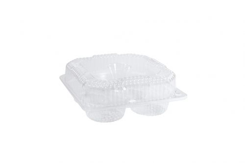 4-CMPT Hinged Cupcake Container