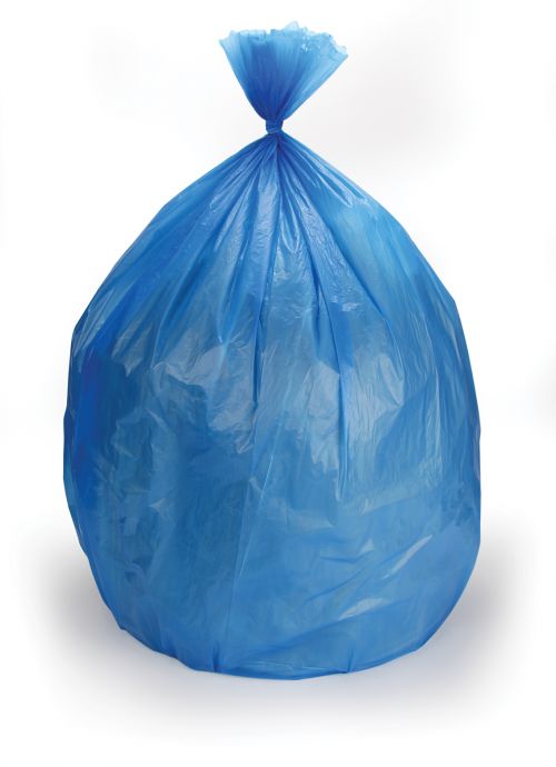 40X48 HDPE Blue Can Liners