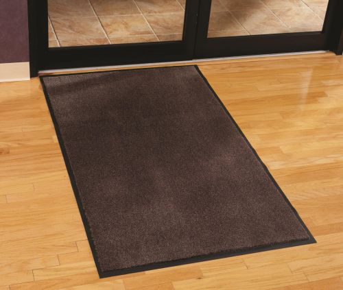 Millennium Mat Indoor Olefin Floor Mat 3x5 Vinyl Backing Walnut Pack 1 / cs