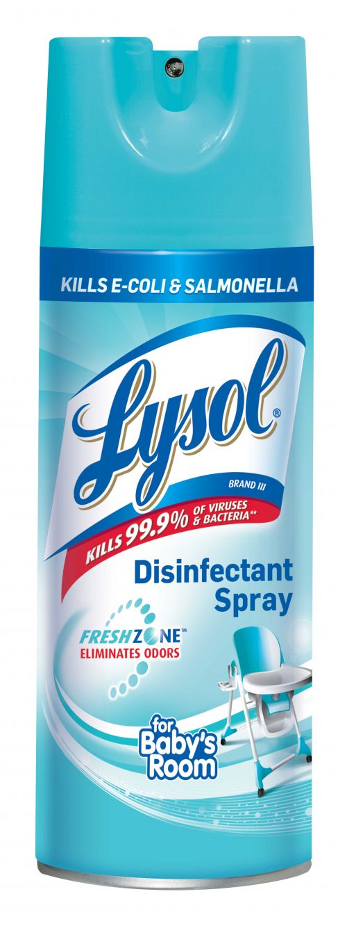 Lysol Disinfectant Spray 12.5 oz For Babys Room Pack 12 / cs