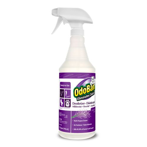 OdoBan Deodorizer & Disinfectant RTU Lavender 32 oz Pack 12 / cs