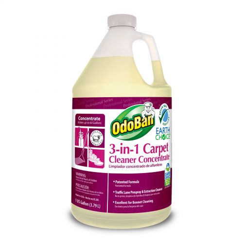 OdoBan 3-in-1 Carpet Cleaner Concentrate 1 Gallon Pack 4 / cs
