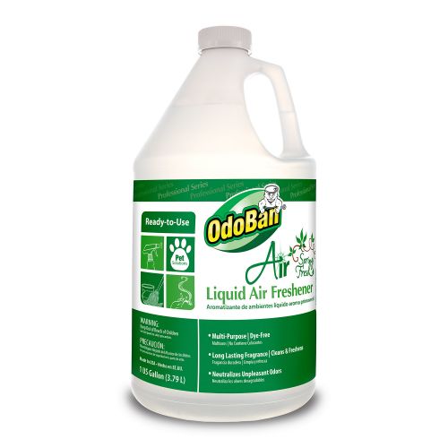 OdoBan Air Liquid Air Freshener Spring 1 Gallon Pack 4 / cs