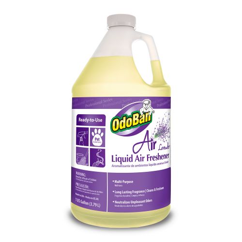 OdoBan Air Liquid Air Freshener Lavender 1 Gallon Pack 4 / cs