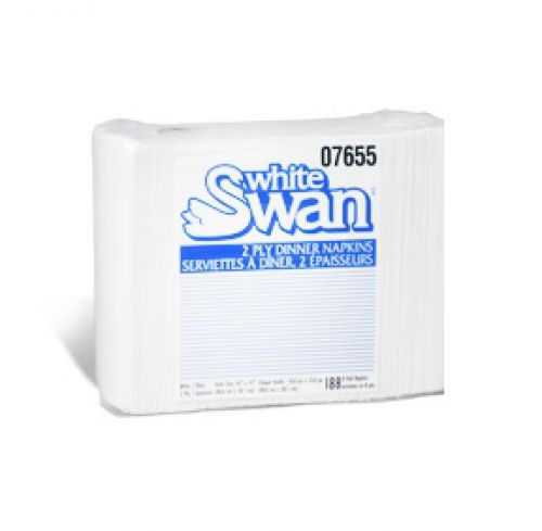 White Swan Dinner Napkin
