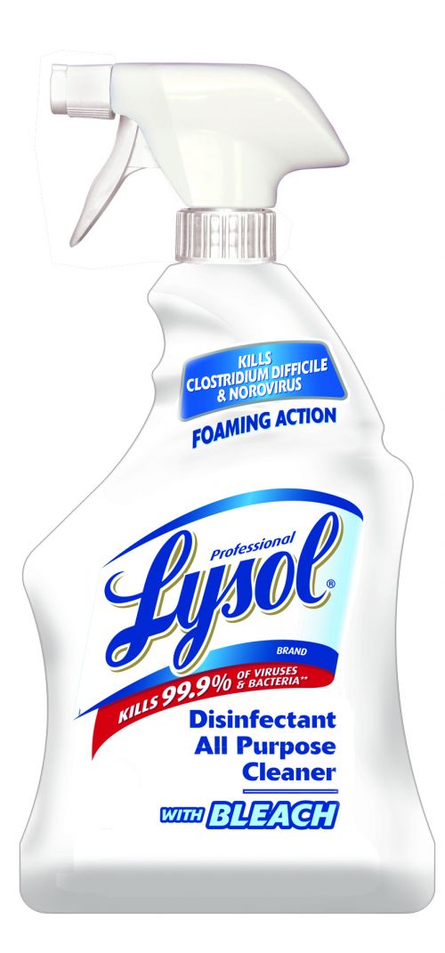 Professional Lysol AP Cleaner With Bleach 32 oz Pack 12 / cs
