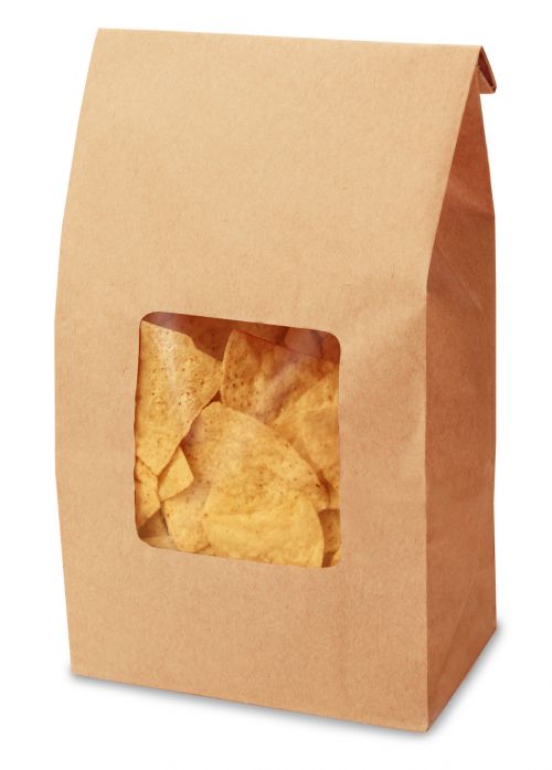 Window Tortilla Chip Bag