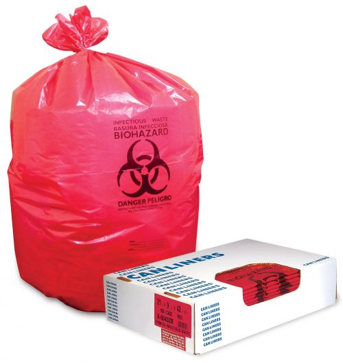 40x46 Healthcare Red Can Liners