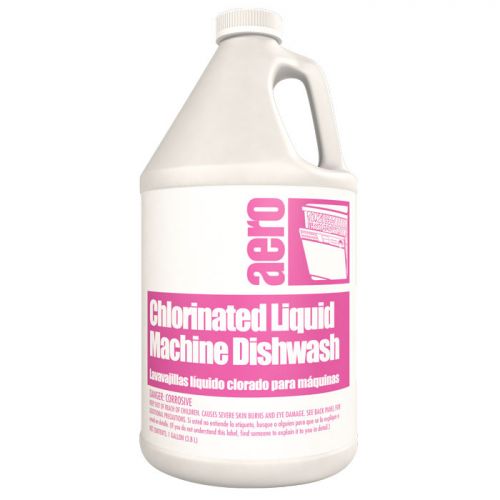 Chlorinated Liquid Machine Dishwash Detergent, 1 Gallon