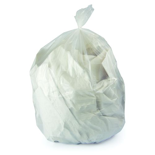 20X21 LLDPE Clear Can Liners