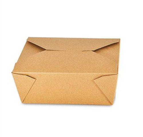 Kraft Folded Take Out Box