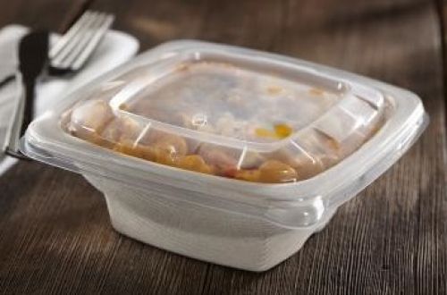 Clear 16oz. Square Pulp Bowl Lid