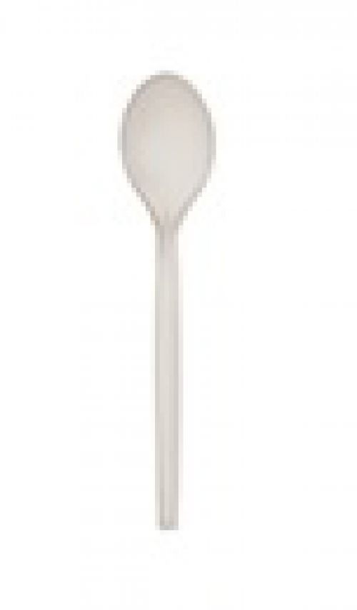 Renewable PSM Spoon - 7in White - Not Compostable