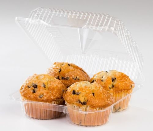 4 Compartment Muffin Container