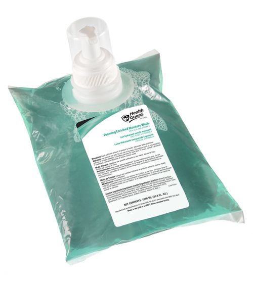 Health Guard Foaming Enriched Moisture Wash, Teal with Jasmine Fragrance, 6/1000 mL