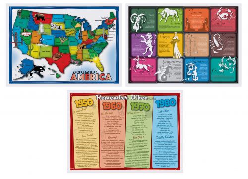 Did You Know Multipack Placemats