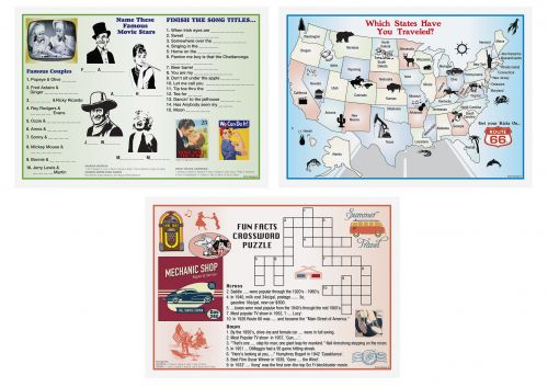 Memory Care Multipack Placemats