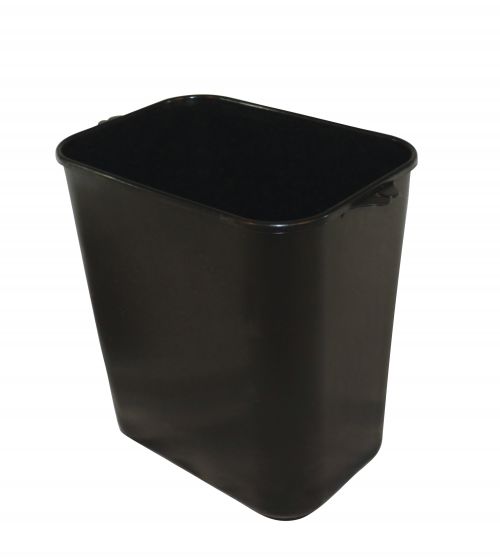 Wastebasket Soft Side Black