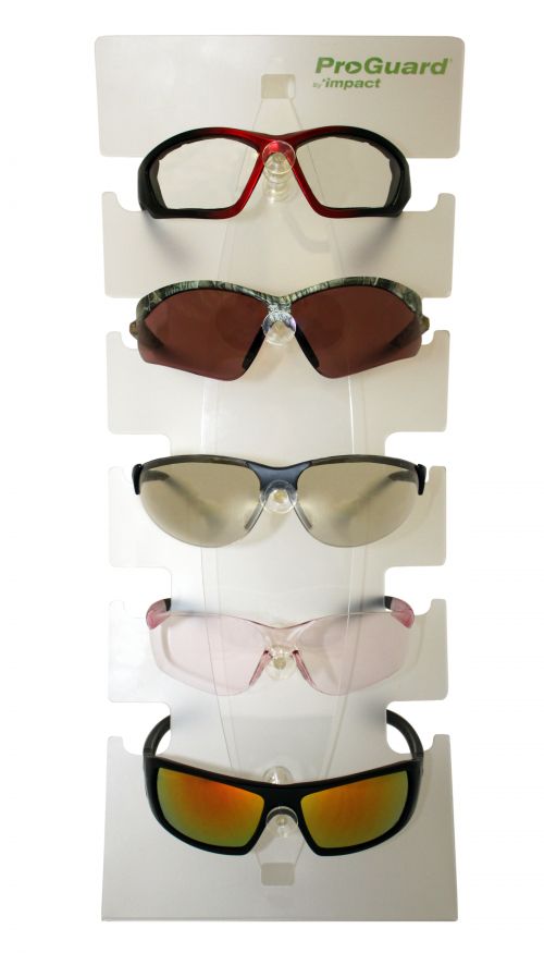 Safety Glasses Display Rack