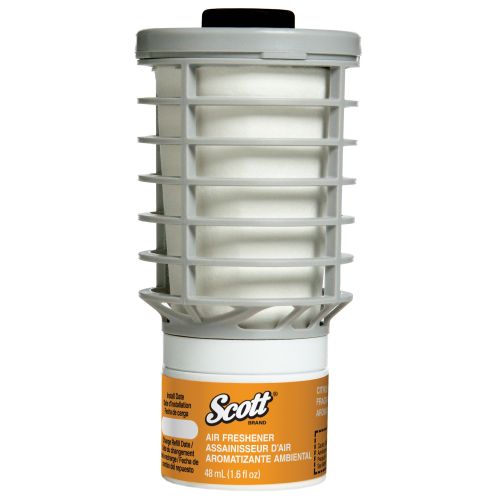 Scott Essential Air Freshener Refill (91067), Citrus, Automatic/Continuous Release, 6 Refills/Case 