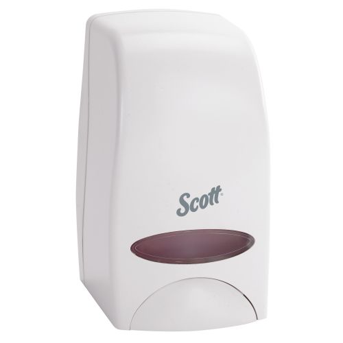 Scott Essential Manual Cassette Skin Care Dispenser (92144), 1 L Capacity, 4.85" x 8.36" x 5.43", White, 1/Case