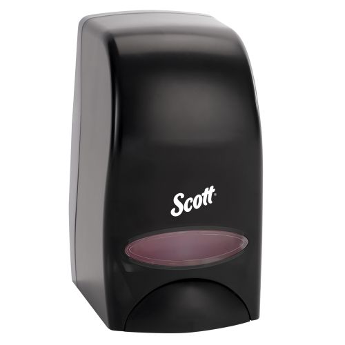 Scott Essential Manual Cassette Skin Care Dispenser (92145), 1 L Capacity, 4.85" x 8.36" x 5.43", Black, 1/Case