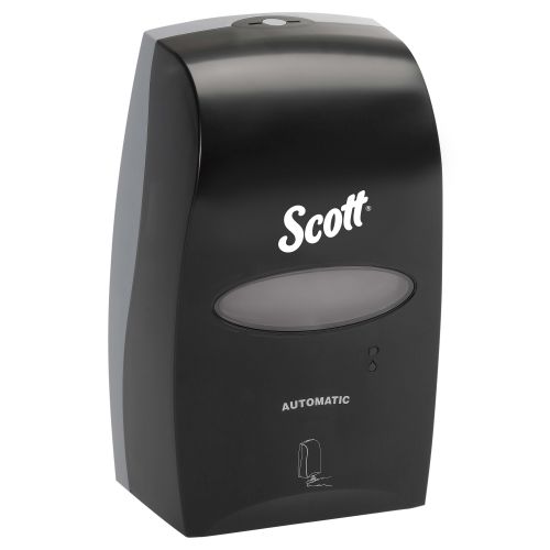 Scott Essential Electronic Touchless Cassette Skin Care Dispenser (92148), 7.25" x 11.5" x 4.0", 1.2 Liter, Black, 1/Case