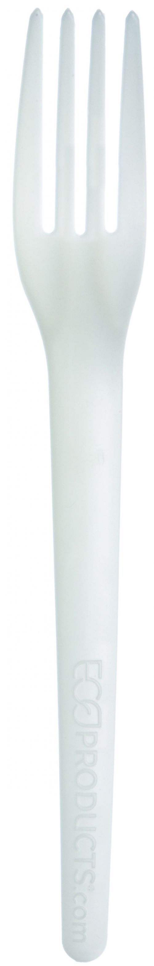 Plantwareeâ€š Renewable & Compostable Dinner Fork - 7in White