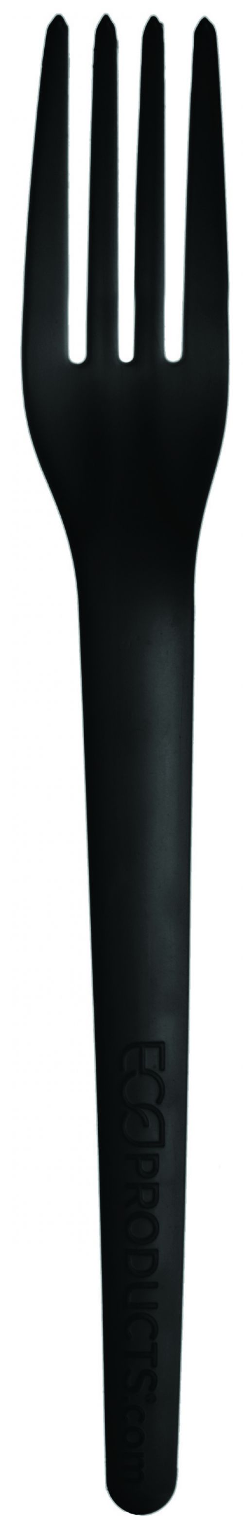Plantwareeâ€š Renewable & Compostable Dinner Fork - 7in Black