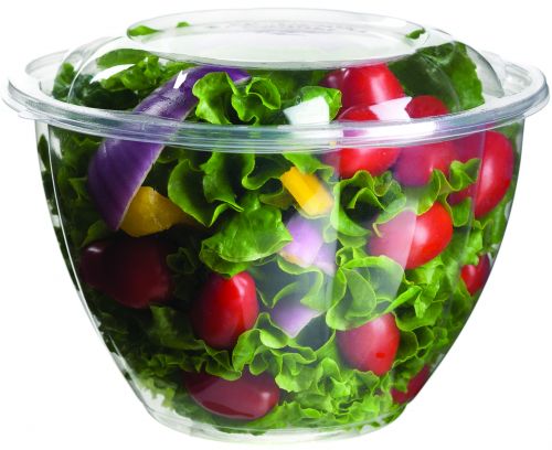 Renewable & Compostable Salad Bowl w/ Lid - 48oz