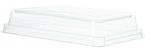 WorldViewe¢„¢ 100% Recycled Content Lids, Fit 10 x 7in Sugarcane Base