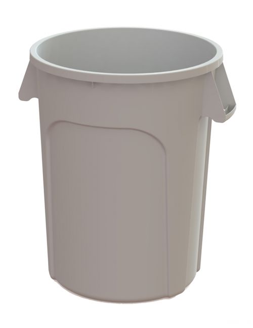 44 Gallon White Trash Can