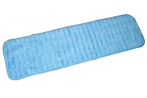 24" Blue Microfiber Scrubber Mop