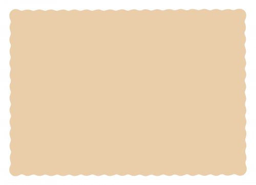 Scallop Edge Linen Emboss Placemat