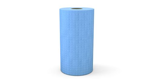 Cascades PRO Tuff-JobeÂ¢â€žÂ¢ Scrim Reinforced Wipers, Non-perforated Roll, 4-ply, Sky Blue, 9.75" x 275'