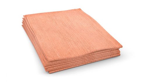 Cascades PRO Tuff-JobeÂ¢â€žÂ¢ Durable Foodservice Towels, Quarterfold, Salmon, 12" x 21"