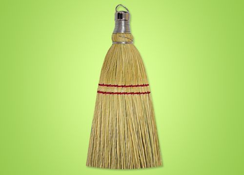ABCO Whisk Broom 100% Corn 2 Sew With Metal Cap Pack 12 / cs