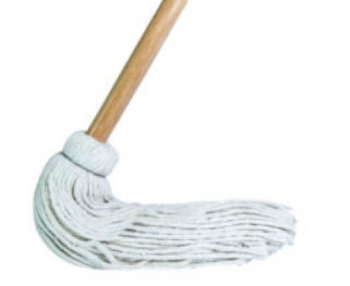 ABCO Cotton Deckmop #20 With Clear Handle Pack 12 / cs