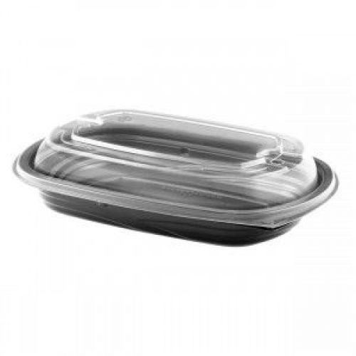Anchor Packaging MicroRaves 16 oz WAVE Conatiner PP Dome Lid Combo Pack Pack 126 / 126 cs